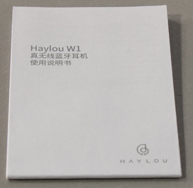 Наушник с микрофоном Haylou W1 Blue (Bluetooth 5.2)