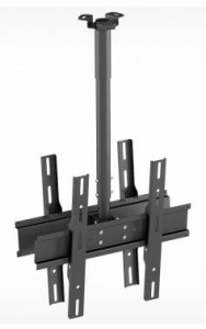 Кронштейн для телевизора Holder PR-102-B черный 32"-65" макс.90кг потолочный фиксированный