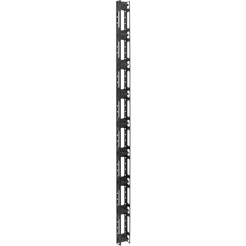 Вертикальный кабельный организатор с крышкой, 95х70мм, 42U